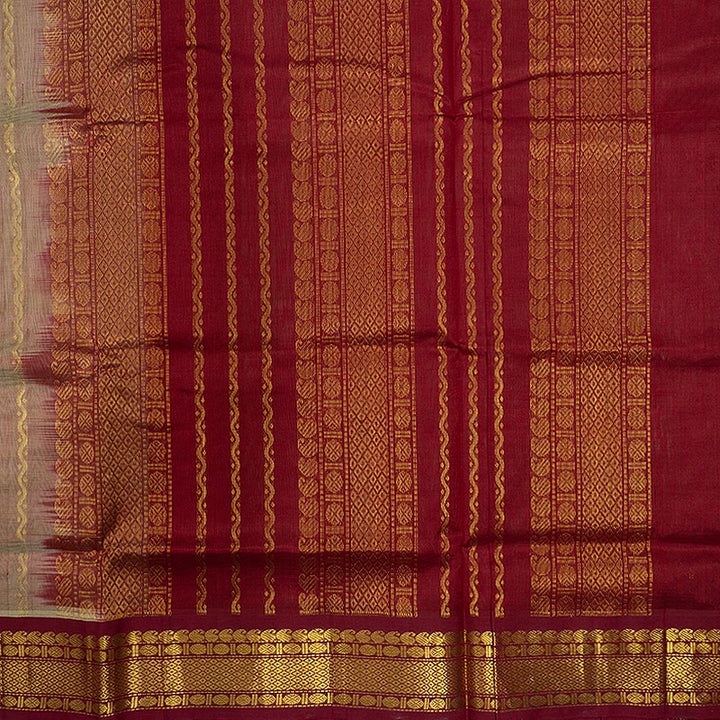 Hayagrivas Pista Green Pure Silk Cotton Saree SSCBF16D1-17