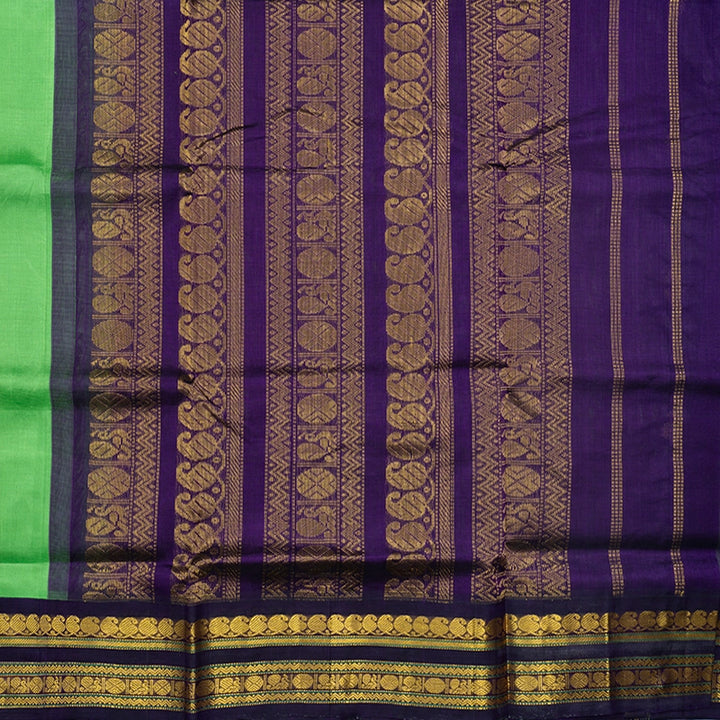 Hayagrivas Parrot Green Pure Silk Cotton Saree SSCBF34D5-31