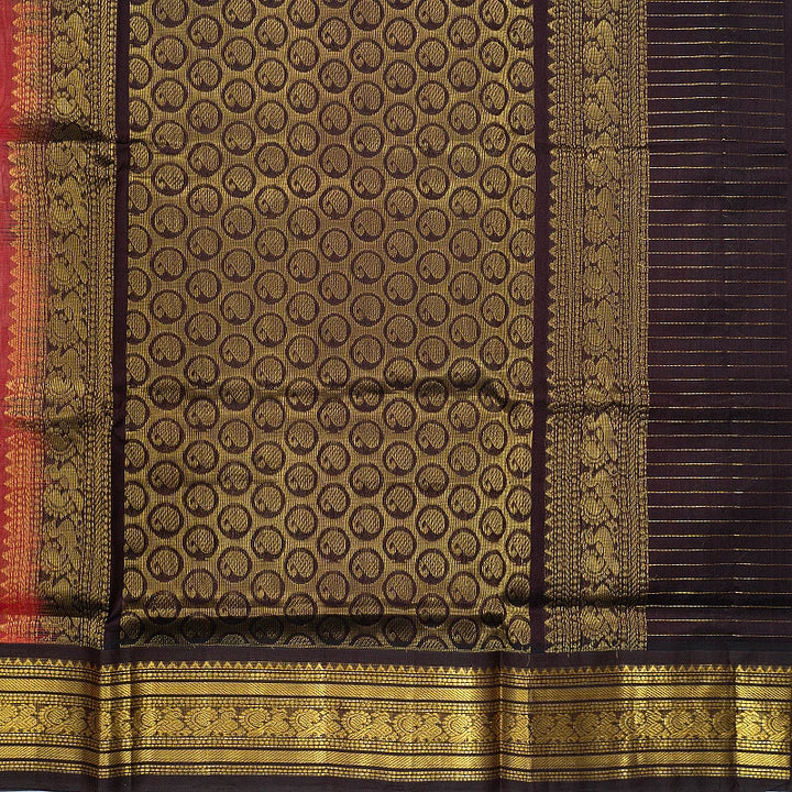 Hayagrivas Peach Pink Pure Silk Cotton Saree SSCBF55E1-6