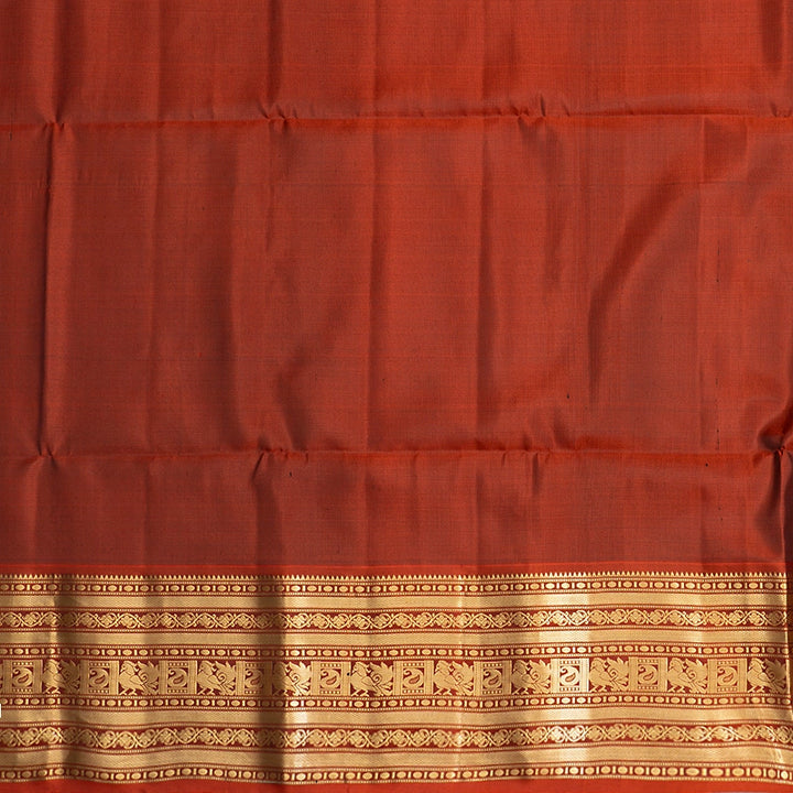 Hayagrivas Bottle Green Handloom Soft Silk Saree KBF533G2-2