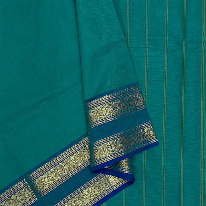 Hayagrivas Rama Green Handloom Chettinad Cotton Saree SSKBF87F1-92