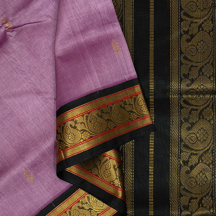 Hayagrivas Lavender Pure Silk Cotton Saree SSCBF16D1-7