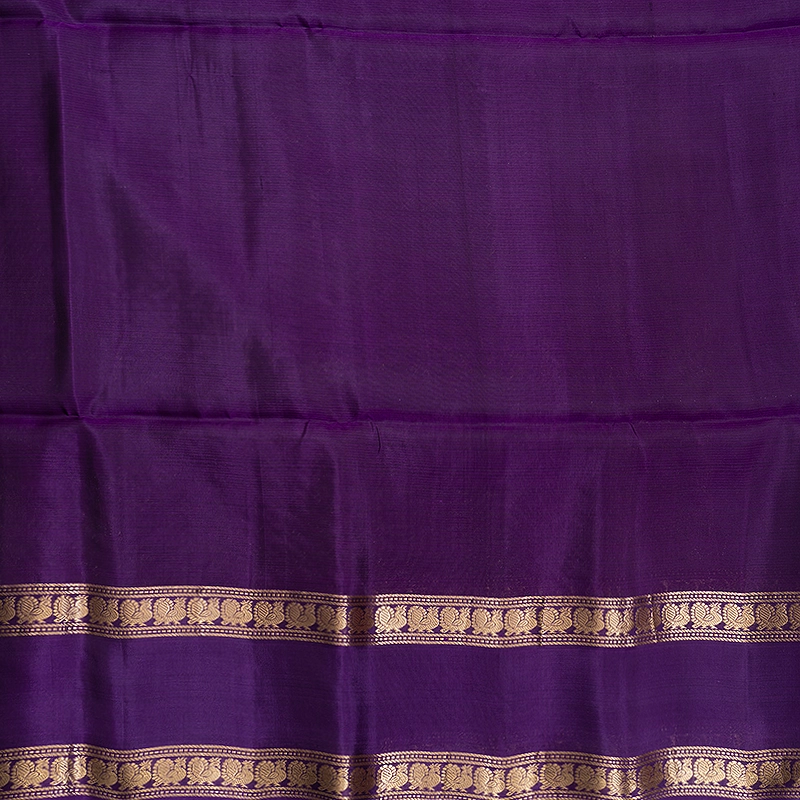 Hayagrivas Lavender Handloom Soft Silk Saree KBF532G4-4