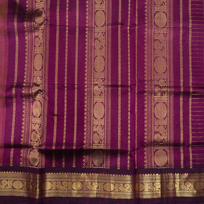 Hayagrivas Sandal Pure Silk Cotton Saree SSCBF56E5-10