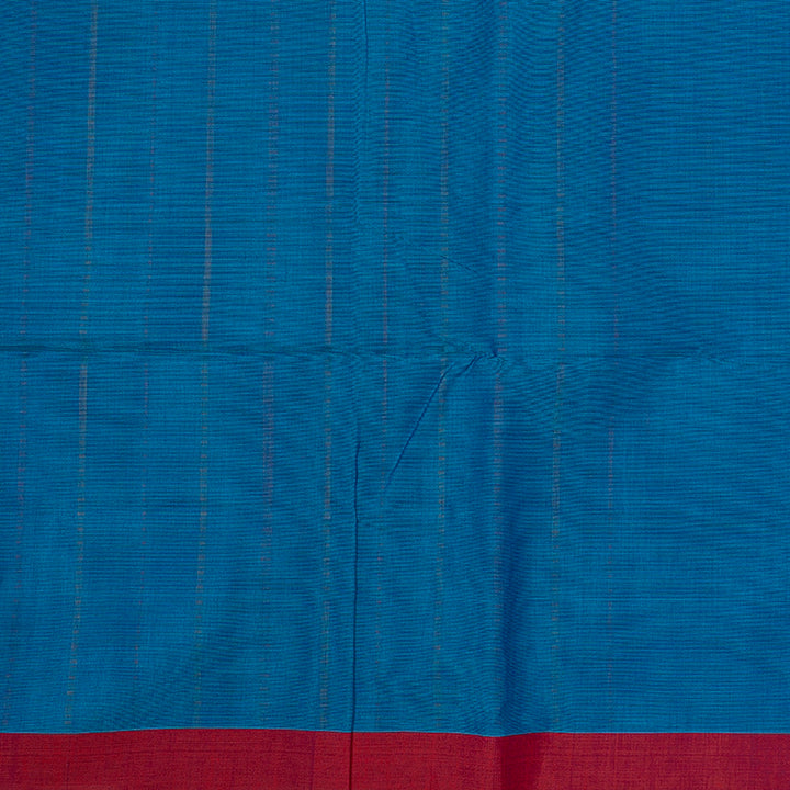 Hayagrivas Ananda Blue Handloom Kanchi Cotton Saree SSCBF103F1-6