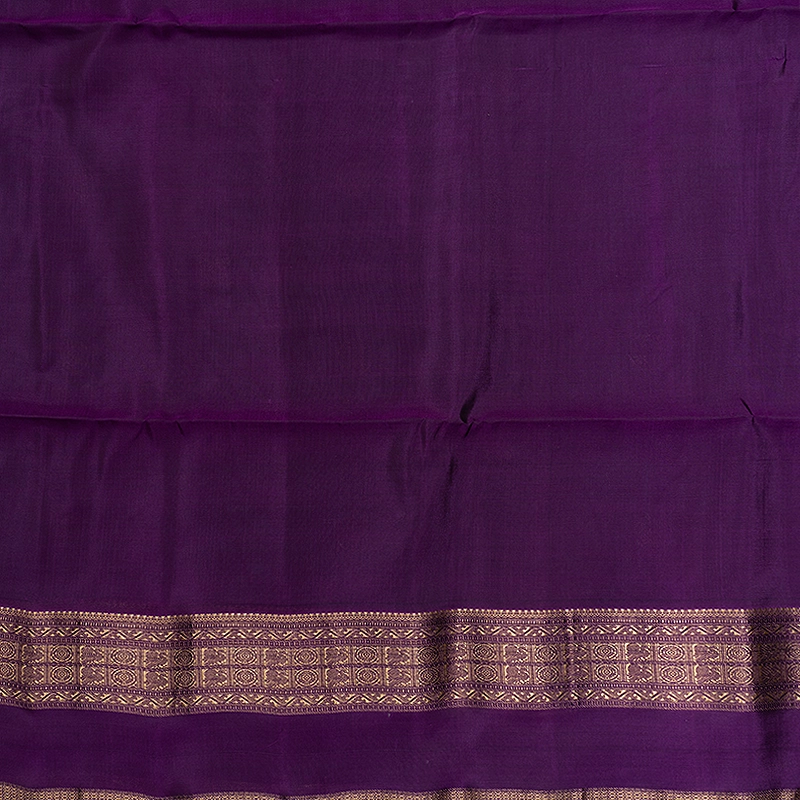 Hayagrivas Sea Green Handloom Soft Silk Saree KBF532G2-1