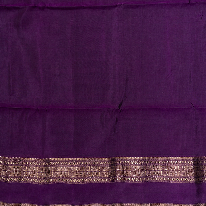 Hayagrivas Sea Green Handloom Soft Silk Saree KBF532G2-1