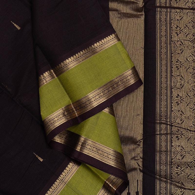 Hayagrivas Nagapazham Handloom Kanchi Cotton Saree SSCBF66E5-10