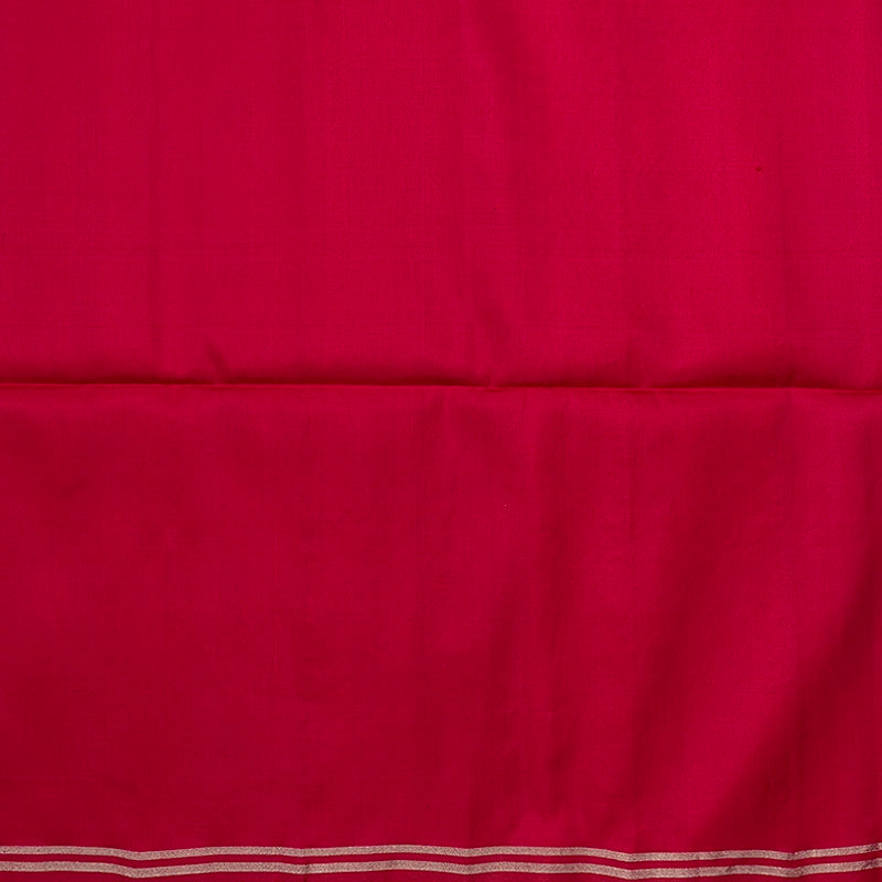 Hayagrivas Mango Orange Handloom Soft Silk Saree KBE2141A5-1