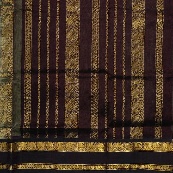 Hayagrivas Pista Green Pure Silk Cotton Saree SSCBF56E9-5