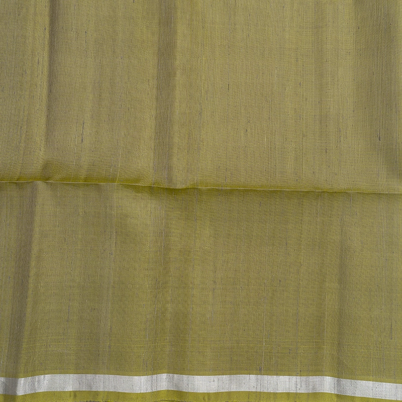 Hayagrivas Elaichi Green Handloom Soft Silk Saree KBE2101A1-1