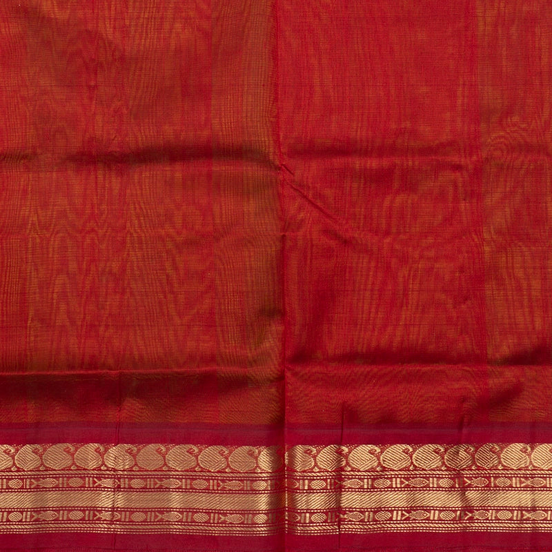 Hayagrivas Parrot Green Pure Silk Cotton Saree SSCBF34D1-5