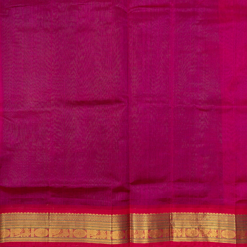 Hayagrivas Bottle Green Pure Silk Cotton Saree SSCBF56E9-20