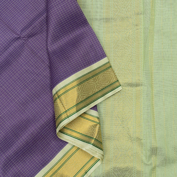 Hayagrivas Lavender Pure Silk Cotton Saree SSCBF16D2-16