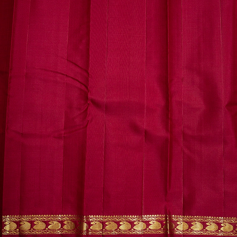 Hayagrivas Handloom Maroon Kanjivaram Silk Saree KBF223E1-1