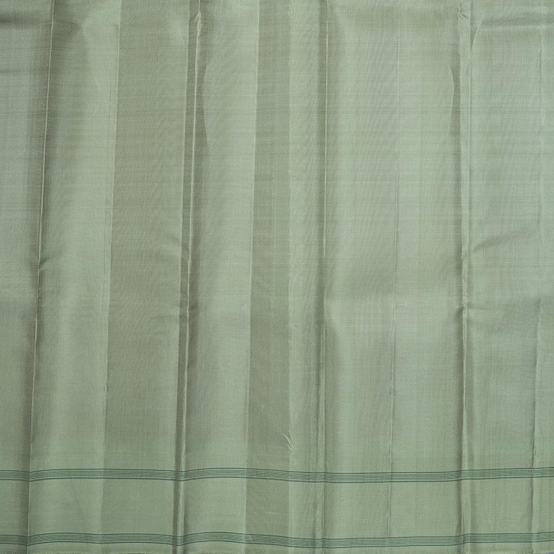 Hayagrivas Handloom Burgundy Kanjivaram Silk Saree with Pista Green Border KBF224E9-2