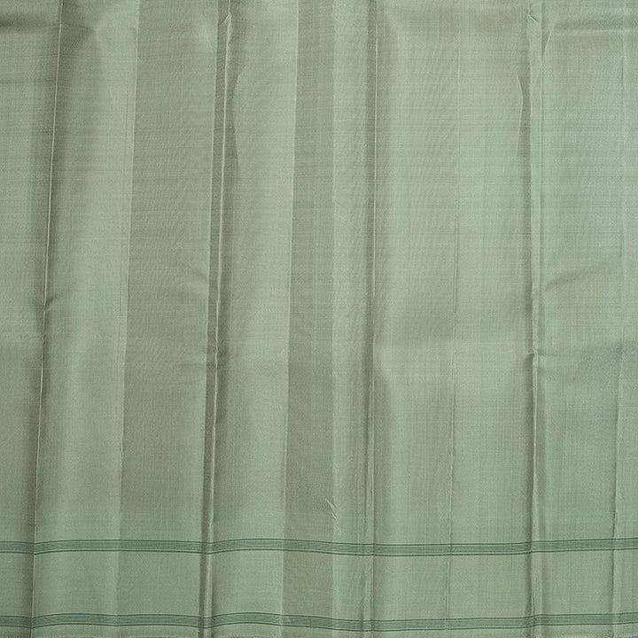 Hayagrivas Handloom Burgundy Kanjivaram Silk Saree with Pista Green Border KBF224E9-2