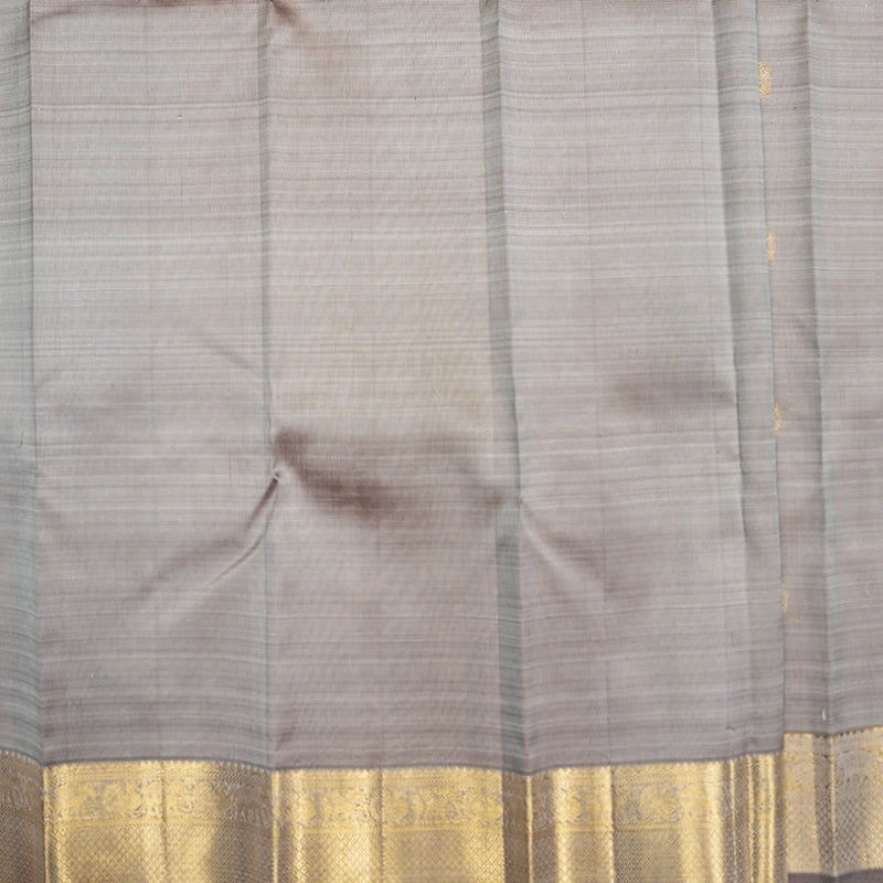 Hayagrivas Handloom Greige Kanjivaram Silk Saree KBF394F4-1