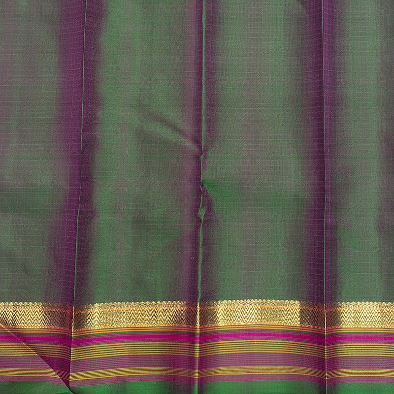 Hayagrivas Handloom Orangish-Pink Kanjivaram Silk Saree KBF467F3-2