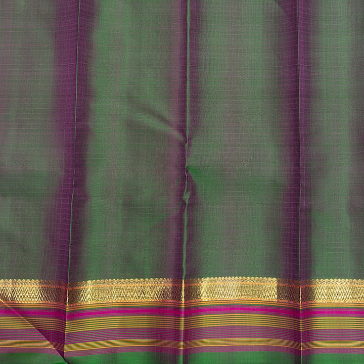 Hayagrivas Handloom Orangish-Pink Kanjivaram Silk Saree KBF467F3-2