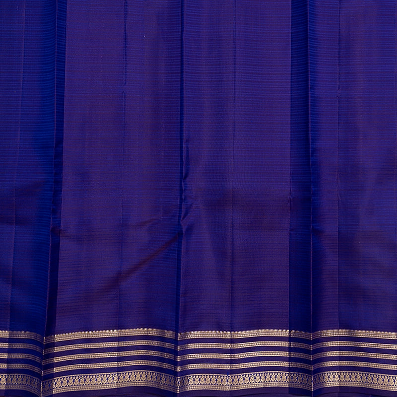 Hayagrivas Handloom Mayilkazhuthu Kanjivaram Silk Saree with Purple Border KBF500F3-6