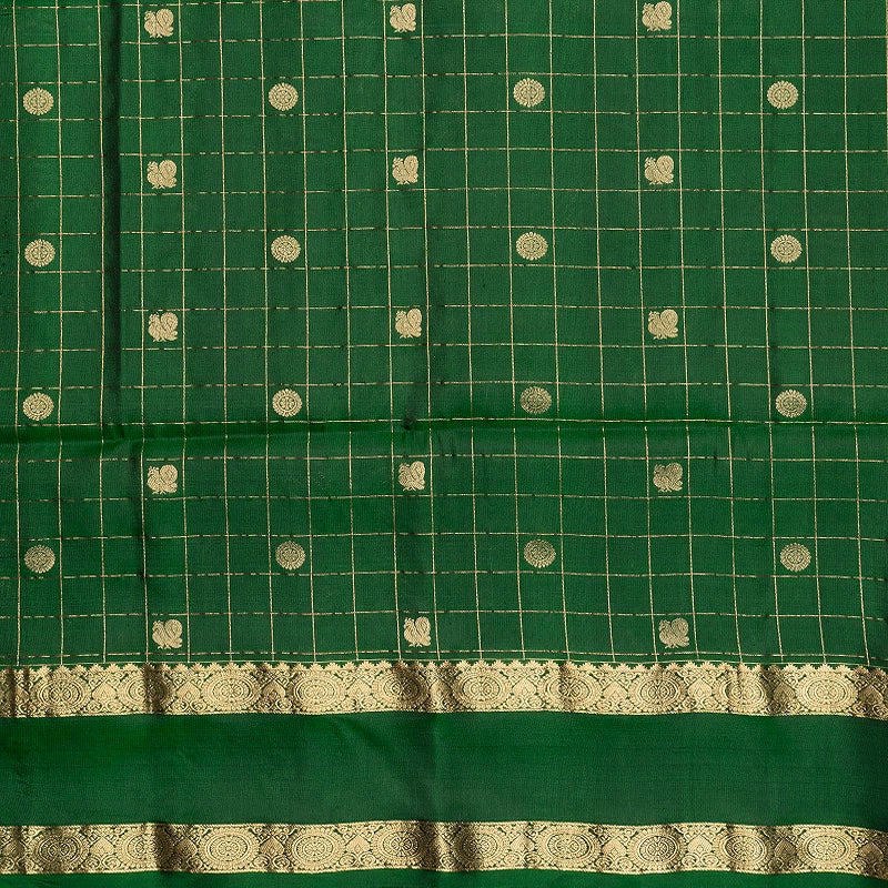 Hayagrivas Orange Handloom Soft Silk Saree KBF533G6-5