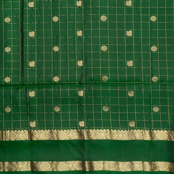 Hayagrivas Orange Handloom Soft Silk Saree KBF533G6-5