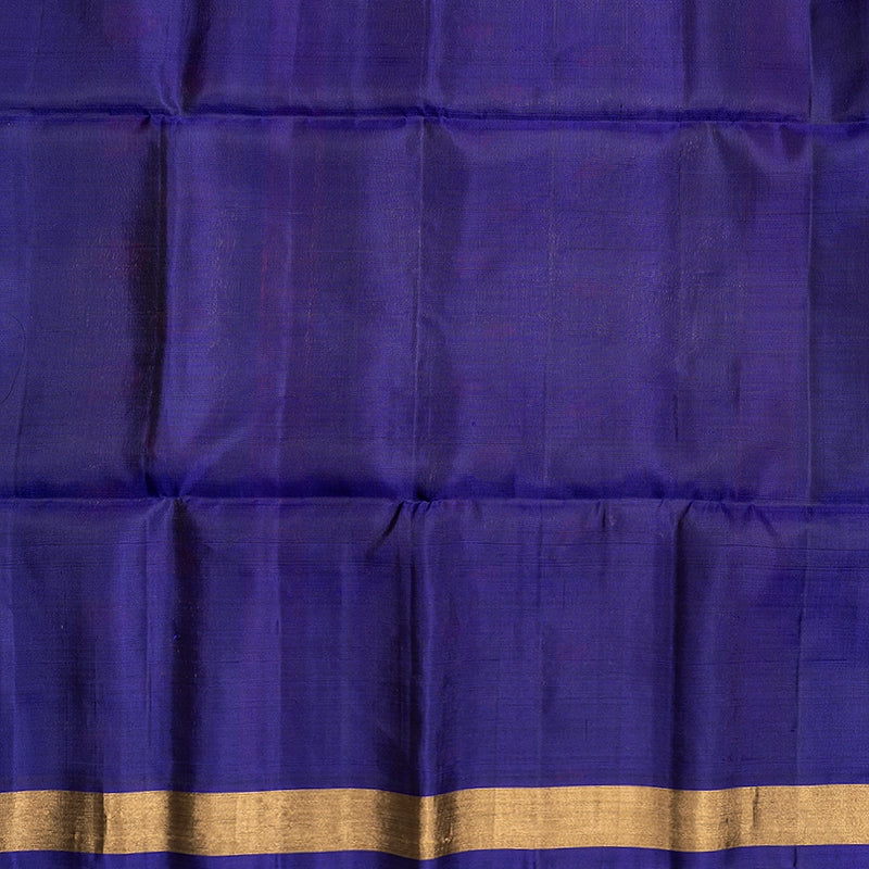 Hayagrivas Purplish-Blue Handloom Soft Silk Saree KBF535G7-25