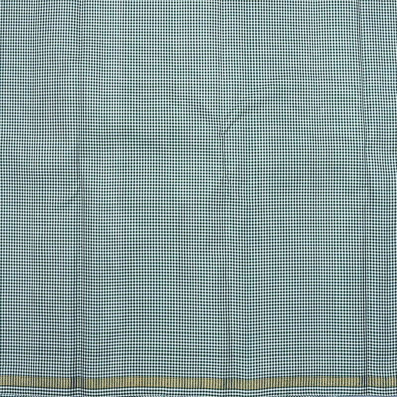 Hayagrivas Handloom White &amp; Green (Zasa Zasa Kattam) Kanjivaram Silk Saree KBF551G1-1