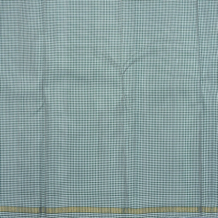 Hayagrivas Handloom White &amp; Green (Zasa Zasa Kattam) Kanjivaram Silk Saree KBF551G1-1