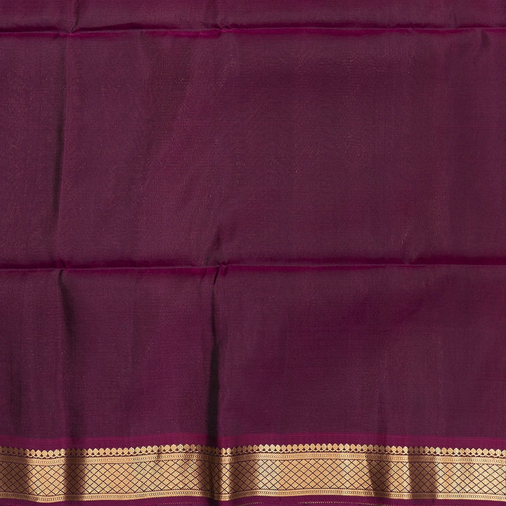 Hayagrivas Rust Brown Handloom Soft Silk Saree KBF555G1-1