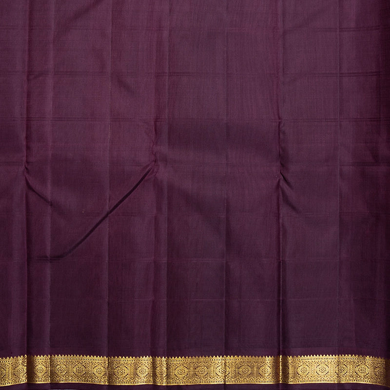 Hayagrivas Handloom Rose Pink Kanjivaram Silk Saree with Burgundy Border KBF597G7-1