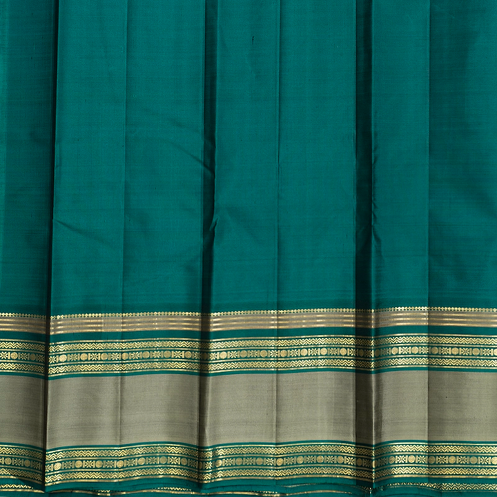 Hayagrivas Handloom Purple Kanjivaram Silk Saree with Ganga Jamuna Border KBF644G3-1
