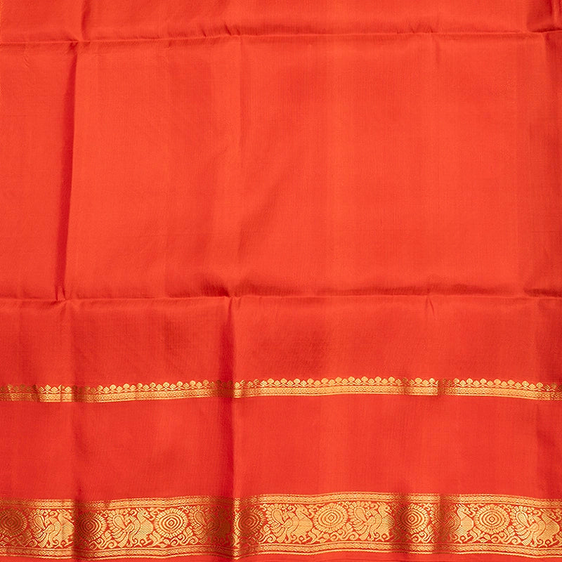 Hayagrivas Bottle Green Handloom Soft Silk Saree KBF705G3-6