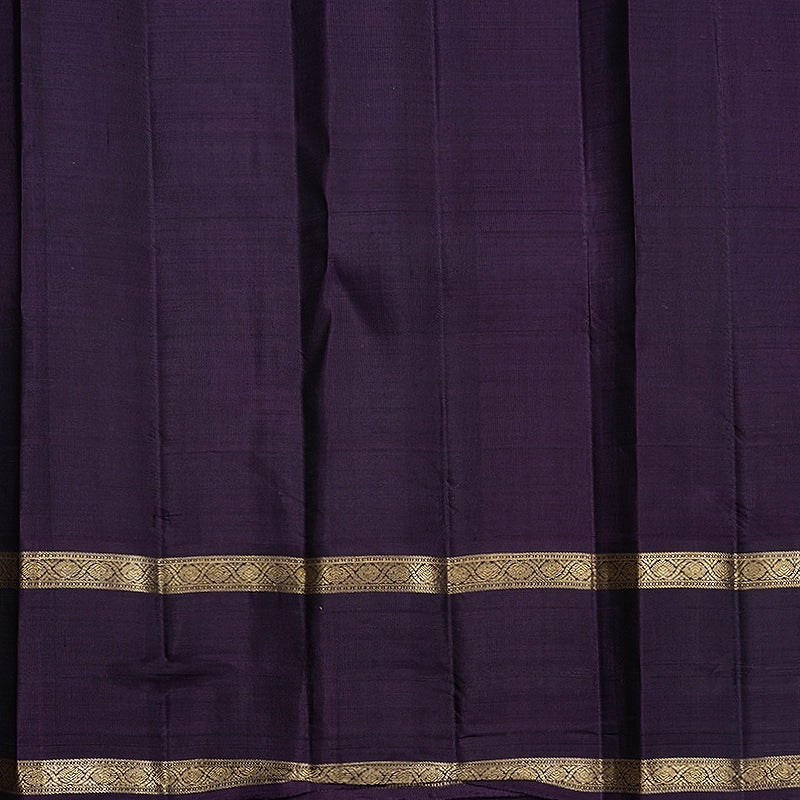 Hayagrivas Handloom Mehandi Green Kanjivaram Silk Saree with Nagapazham Border KBF719G1-1