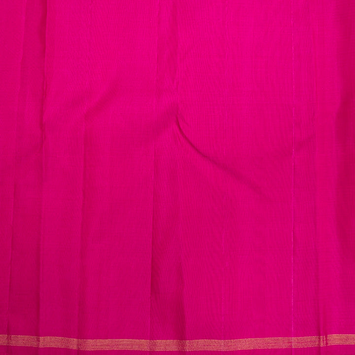 Hayagrivas Handloom Yellow Checks Kanjivaram Silk Saree KBF721G6-1