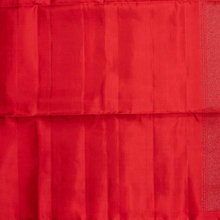 Hayagrivas Red Handloom Soft Silk Saree KBF863H3-1