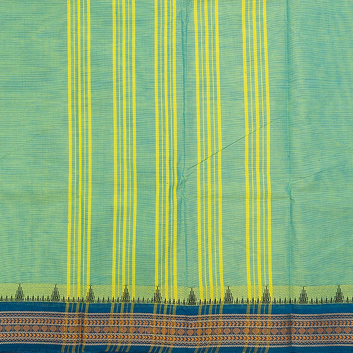 Hayagrivas Pista Green Handloom Chettinad Cotton Saree SSCBF134H1-18