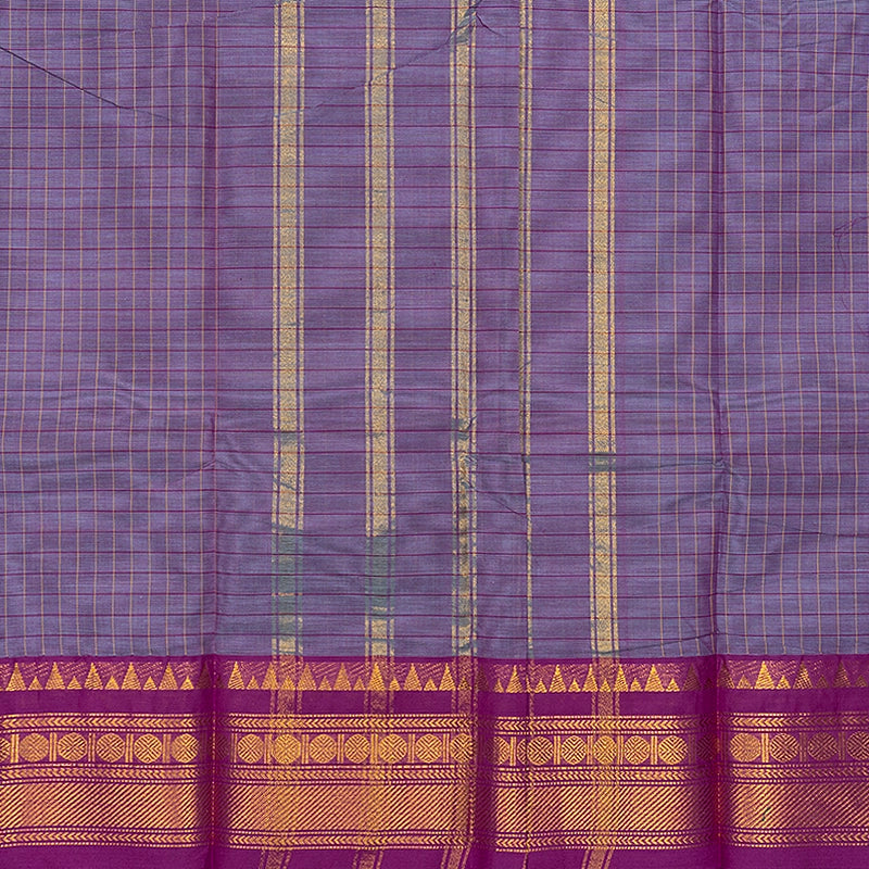 Hayagrivas Lilac Handloom Chettinad Cotton Saree SSCBF134H2-12
