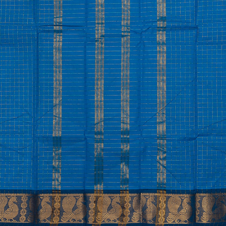 Hayagrivas Sky Blue Handloom Chettinad Cotton Saree SSCBF134H2-21
