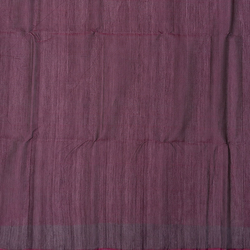 Hayagrivas Earthy Brown Kora Silk Cotton Saree SSCBF156H2-20