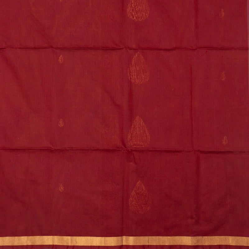 Hayagrivas Copper Brown Kora Silk Cotton Saree SSCBF156H4-8