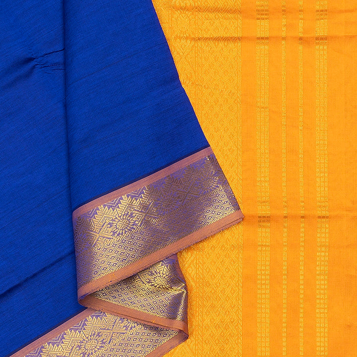Hayagrivas Royal Blue Semi Silk Cotton Saree SSCBF164I1-12