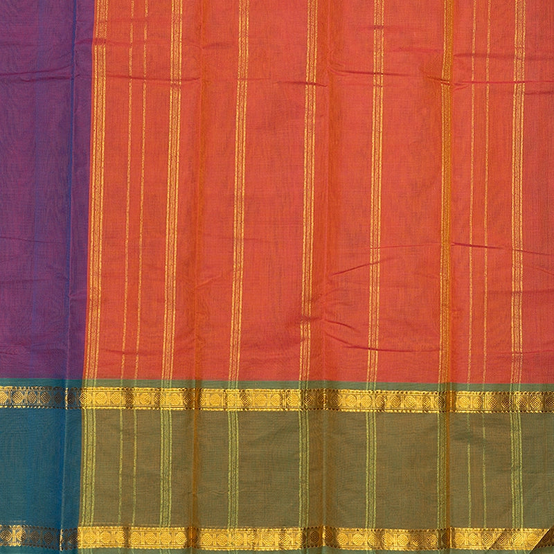 Hayagrivas Purple Handloom Chettinad Cotton Saree SSCBF167I1-17