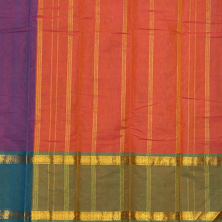 Hayagrivas Purple Handloom Chettinad Cotton Saree SSCBF167I1-17