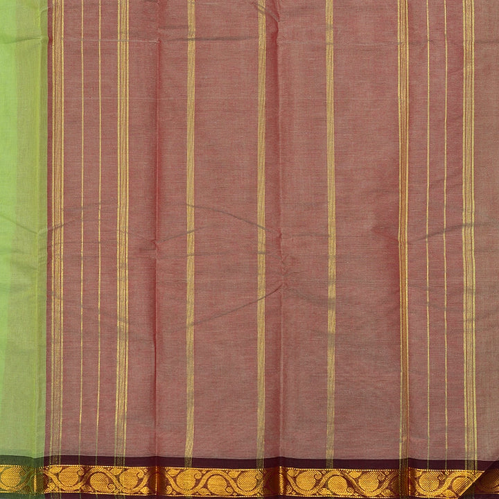 Hayagrivas Pista Green Handloom Chettinad Cotton Saree SSCBF167I1-19