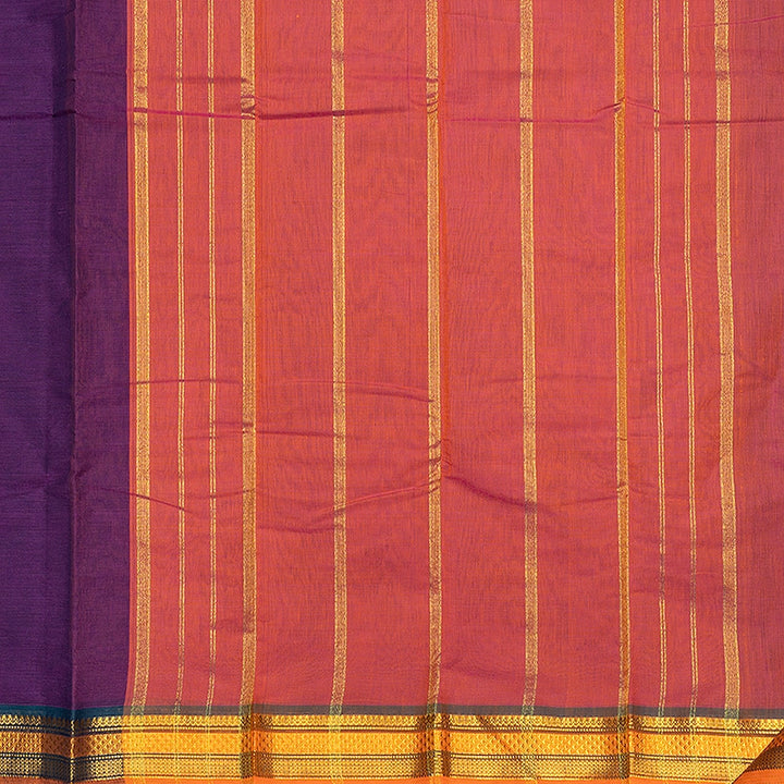 Hayagrivas Purple Handloom Chettinad Cotton Saree SSCBF167I1-20