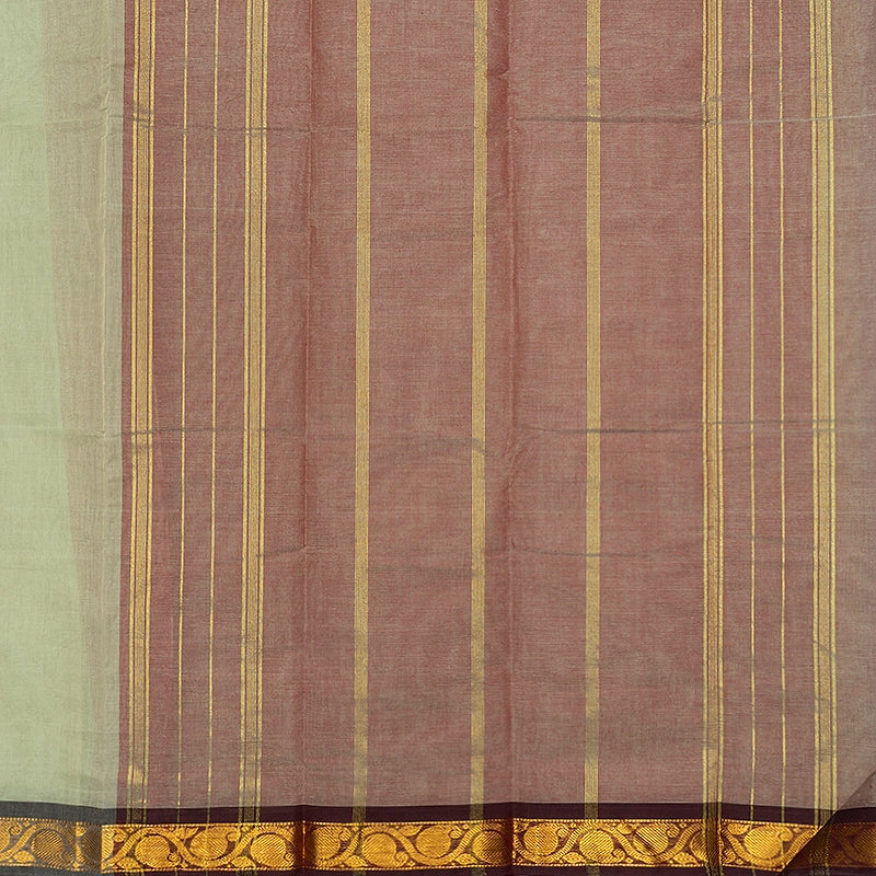 Hayagrivas Pista Green Handloom Chettinad Cotton Saree SSCBF167I1-21