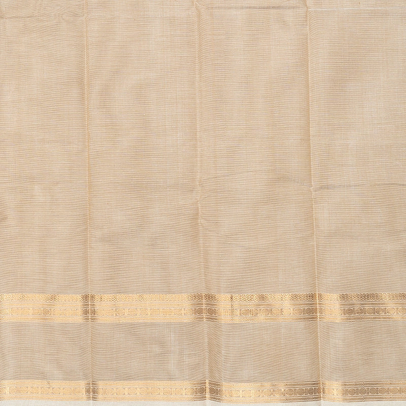 Hayagrivas Beige Handloom Kanchi Cotton Saree SSCBF177I10-5