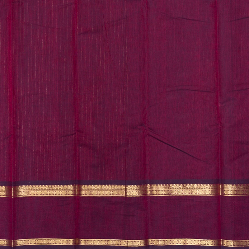 Hayagrivas Purple Handloom Kanchi Cotton Saree SSCBF177I5-12